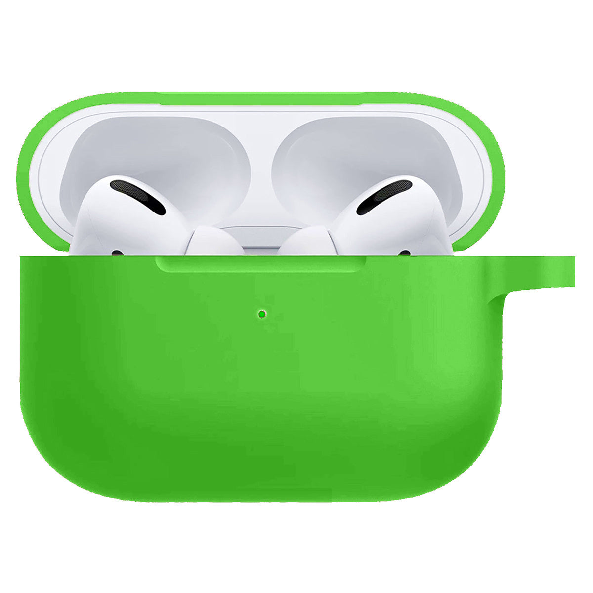 AirPods Pro 2 Hoesje Siliconen met Clip - Groen