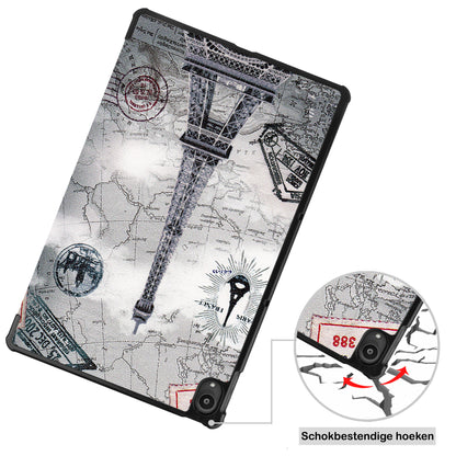 Lenovo Tab P11 Plus Trifold Bookcase Hoes - Eiffeltoren