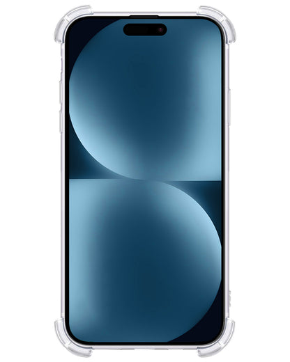 iPhone 15 Hoesje Geschikt voor Magsafe Backcover Shockproof - Transparant