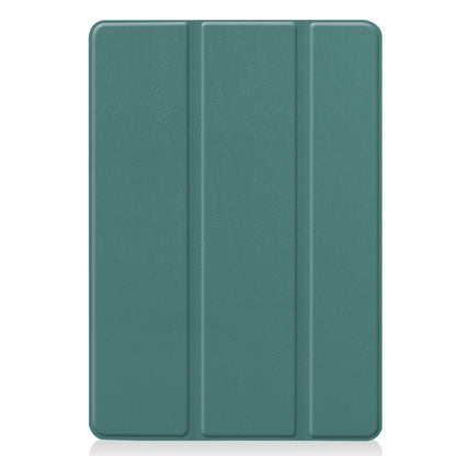 iPad 10.2 2021 Trifold Bookcase Hoes - Donkergroen