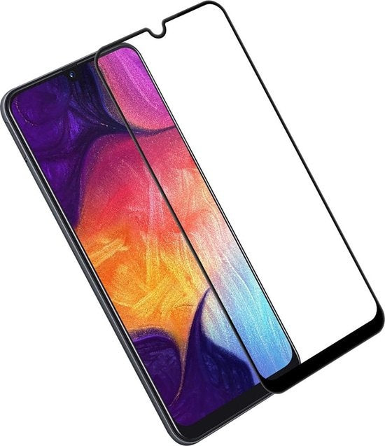 Samsung A40 Screenprotector Full Cover Tempered Glass