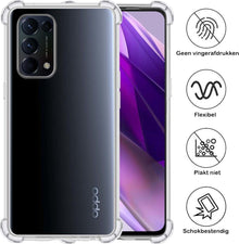 OPPO Find X3 Lite Hoesje Shockproof Backcover Siliconen - Transparant