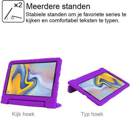 iPad 4 Kinderhoes Shockabsorberend Foam - Paars