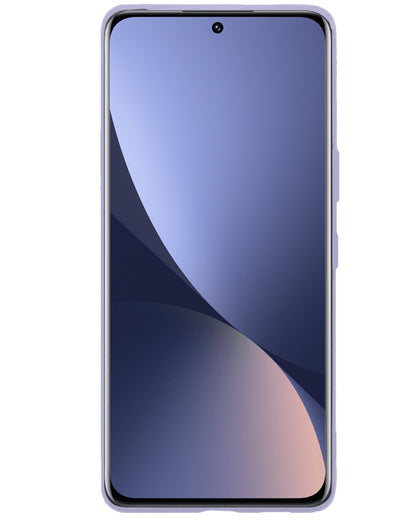 Xiaomi 12 Pro Hoesje Siliconen Backcover Lichtgewicht - Lila