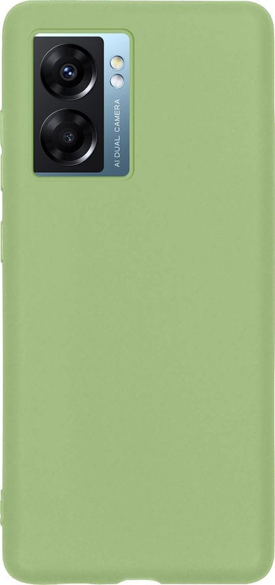 OPPO A77 Hoesje Siliconen - Groen