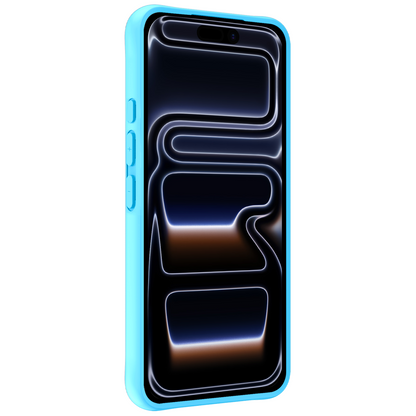 iPhone 17 Pro Max Hoesje Siliconen Backcover Lichtgewicht - Lichtblauw