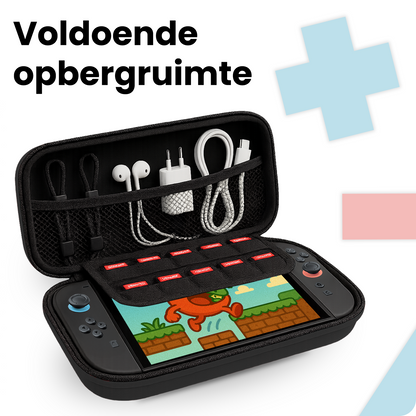 Nintendo Switch 2 Hard Cover Hoes met Koord - Zwart