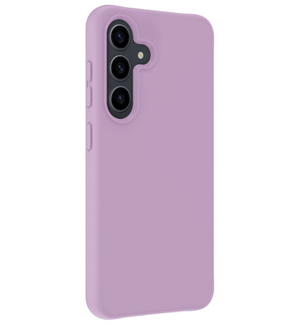 Samsung S23 FE Hoesje Siliconen Backcover Lichtgewicht - Lila