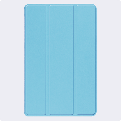 iPad Mini 7 Trifold Bookcase Hoes - Lichtblauw