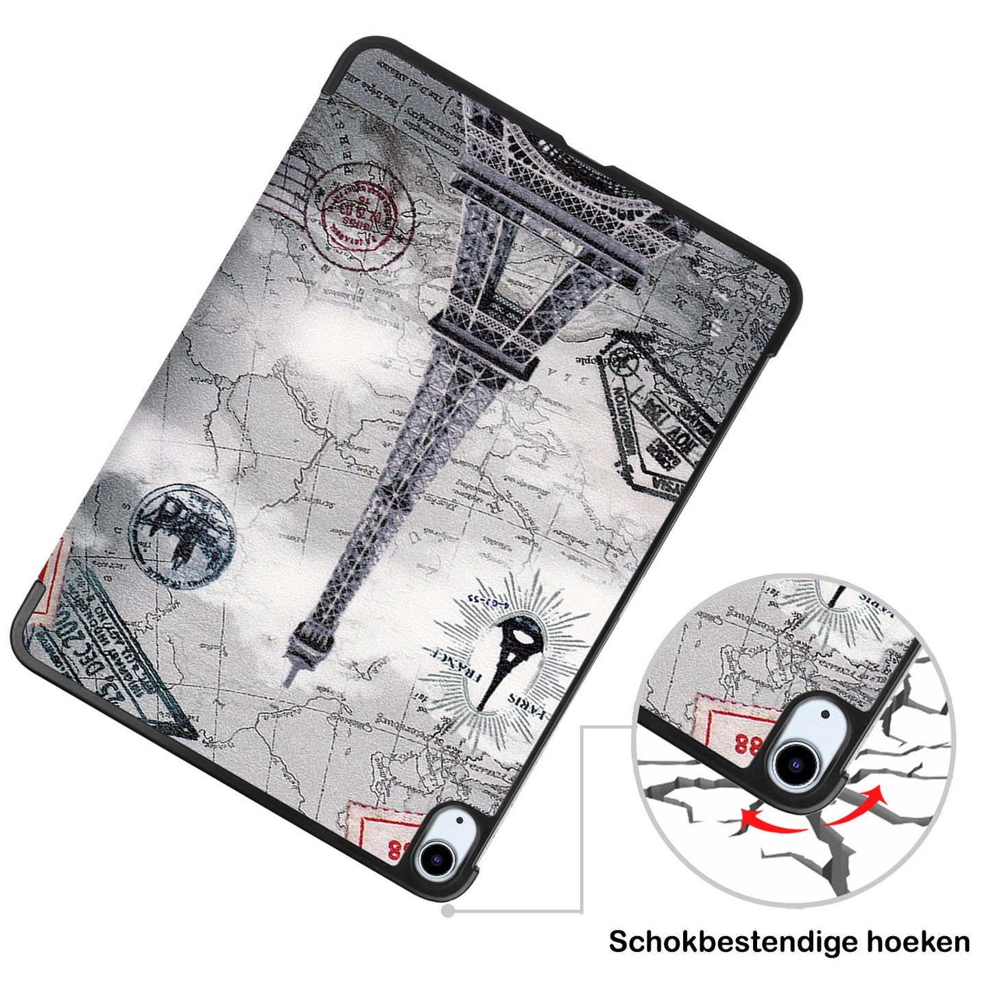 iPad Air 2022 Hoesje Book Case - Eiffeltoren