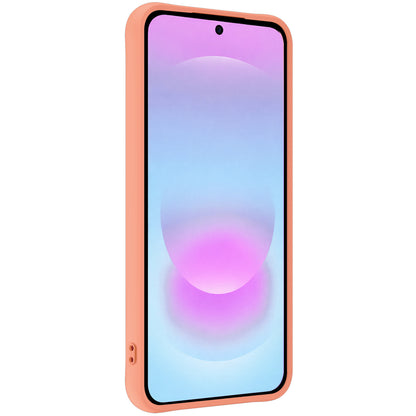 Samsung A37 Hoesje Siliconen Backcover Lichtgewicht - Perzik