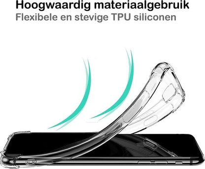 Samsung A10e Hoesje Shockproof Backcover Siliconen - Transparant