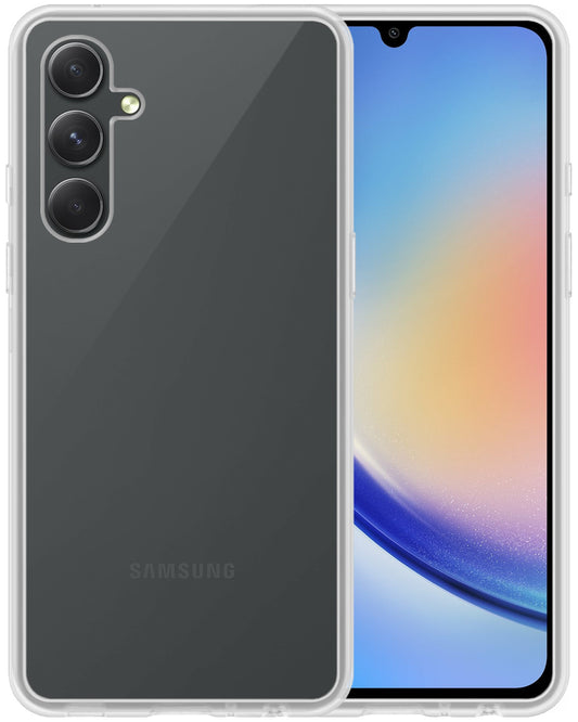 Samsung A34 Hoesje Siliconen - Transparant