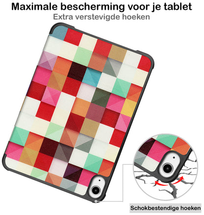 iPad Mini 6 Hoesje Book Case - Blokken