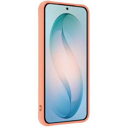 Samsung S26 Hoesje Siliconen Backcover Lichtgewicht - Perzik