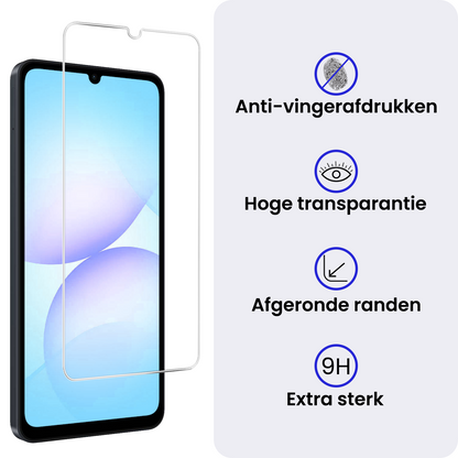 Samsung A07 Screenprotector Gehard Glas - Anti-kras