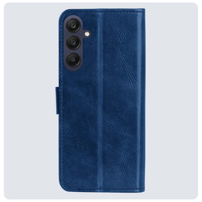 Samsung A25 Hoesje Book Case Kunstleer - Donkerblauw