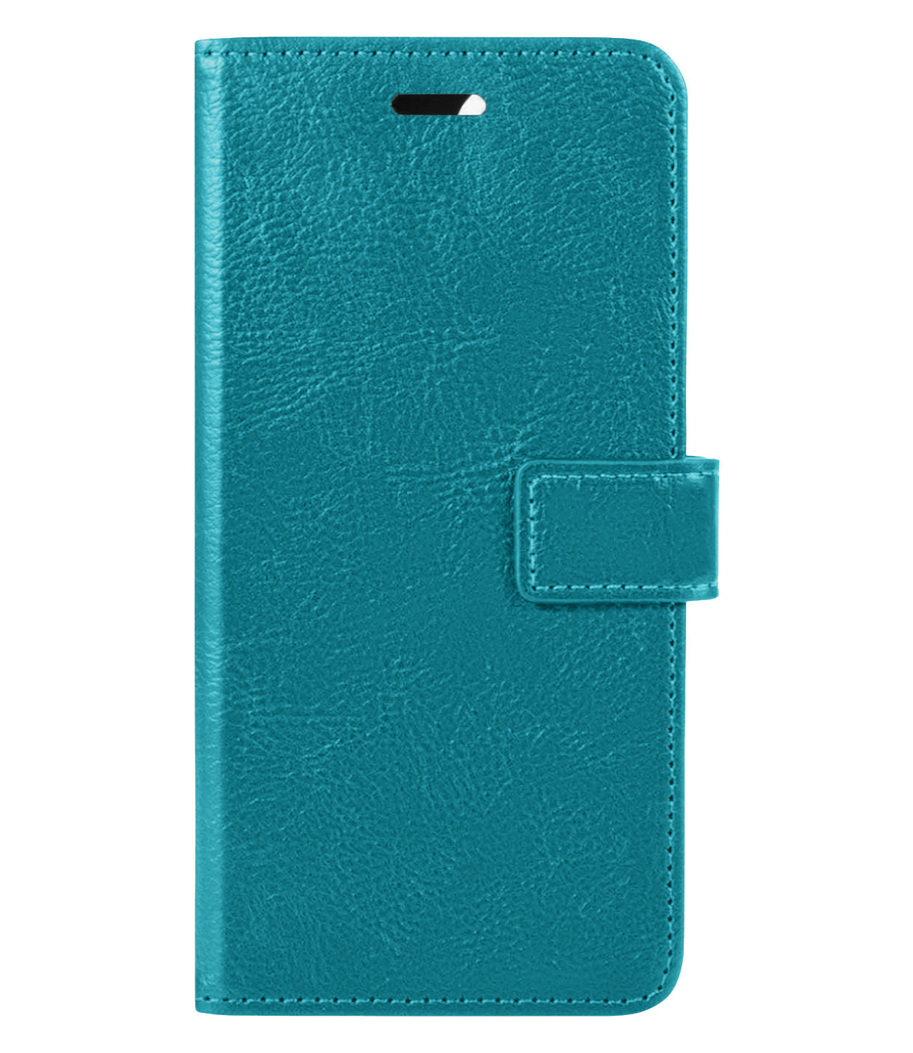 iPhone 14 Plus Hoesje Book Case Kunstleer - Turquoise