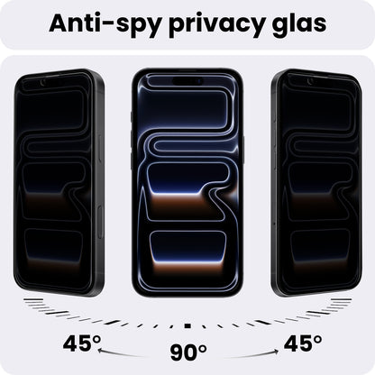 iPhone 17 Pro Max Screenprotector Gehard Glas - Privacy
