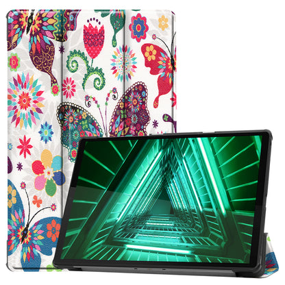 Lenovo Tab M10 FHD Plus 2nd Gen Trifold Bookcase Hoes - Vlinders