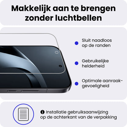 Xiaomi 17T Pro Screenprotector Gehard Glas - Anti-kras