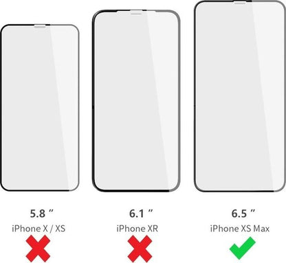 iPhone Xs Max Screenprotector Gehard Glas - Anti-kras