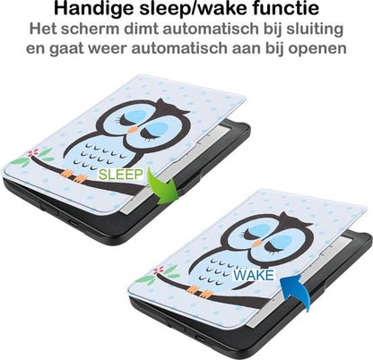 Kobo Clara HD Bookcase Hoes Shockabsorberend - Uil