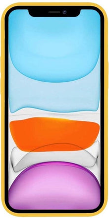 iPhone 11 Pro Hoesje Siliconen Backcover Lichtgewicht - Geel