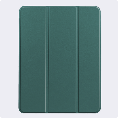 iPad Air 2024 (11 inch) Hoesje Book Case Met Apple Pencil Uitsparing - Donkergroen