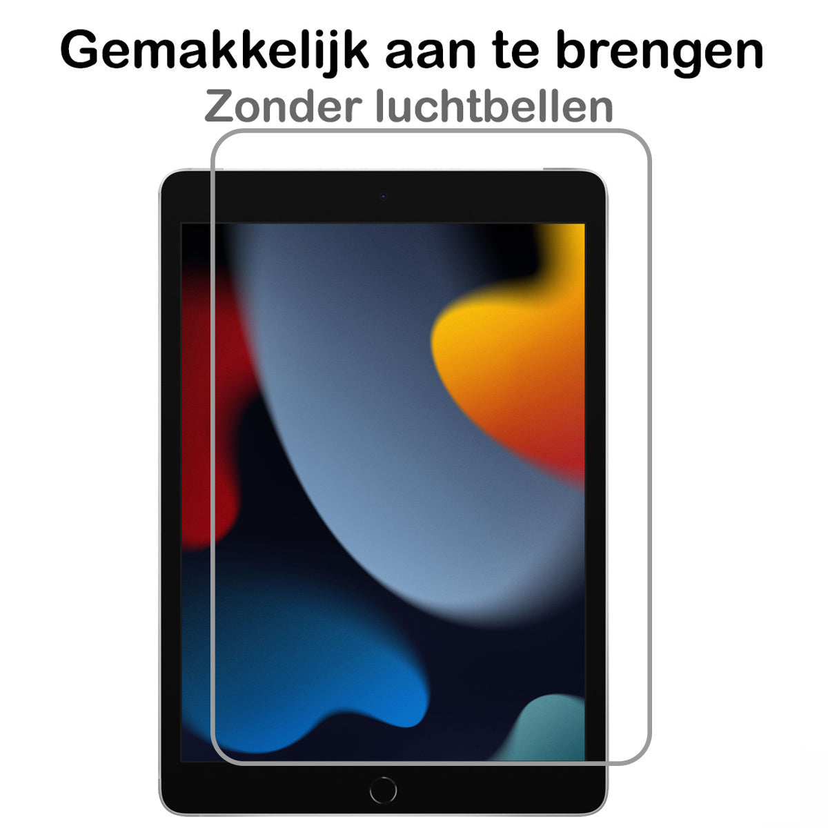 Screenprotector Geschikt voor iPad 10.2 2021 Screenprotector Glas