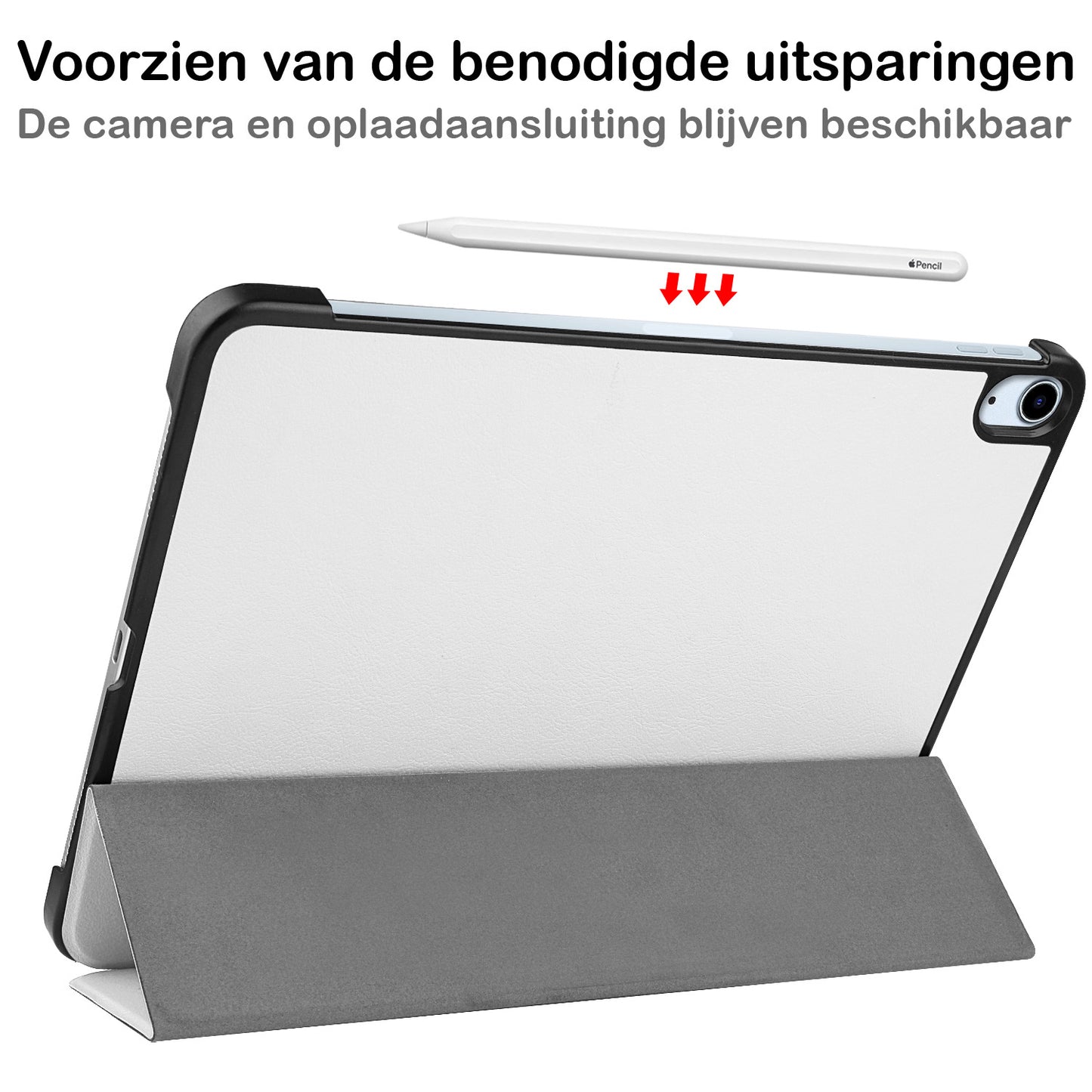 iPad Air 2022 Hoesje Book Case - Wit