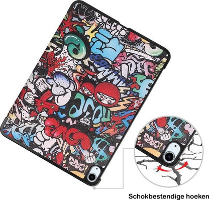 iPad Air 2020 Trifold Bookcase Hoes - Graffity