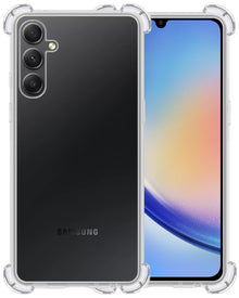 Samsung A34 Hoesje Shockproof Backcover Siliconen - Transparant