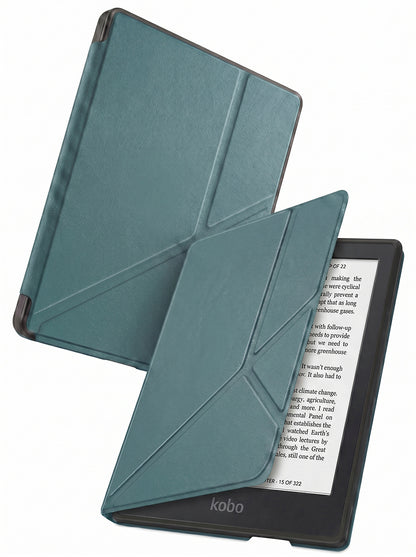 Kobo Clara 2E Trifold Bookcase Hoes - Donkergroen