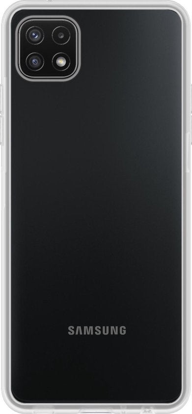 Samsung A22 5G Hoesje Siliconen Backcover Lichtgewicht - Transparant