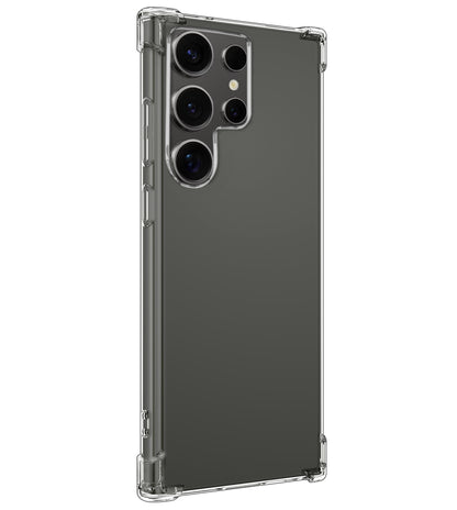 Samsung S24 Ultra Hoesje Shockproof Backcover Siliconen - Transparant