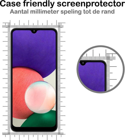 Samsung A22 4G Screenprotector Gehard Glas - Full Screen