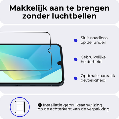 Samsung A16 Screenprotector Gehard Glas - Full Screen