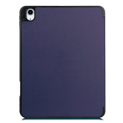 iPad Air 2022 Hoesje Book Case Met Apple Pencil Uitsparing - Donkerblauw