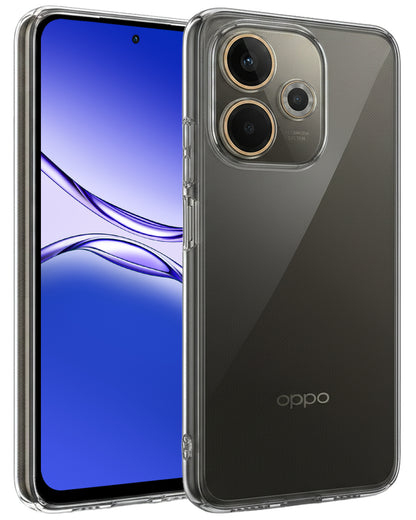 OPPO A5 Pro Hoesje Siliconen Backcover Lichtgewicht - Transparant
