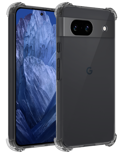 Google Pixel 8a Hoesje Shockproof Backcover Siliconen - Transparant