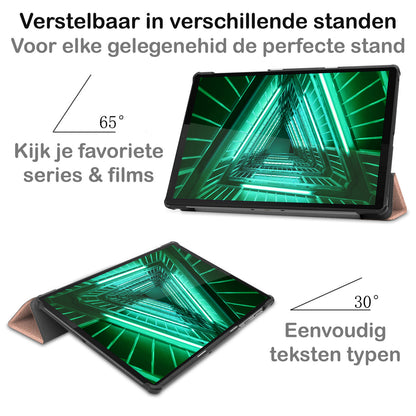 Lenovo Tab M10 FHD Plus 2nd Gen Hoesje Book Case - Rosðð goud