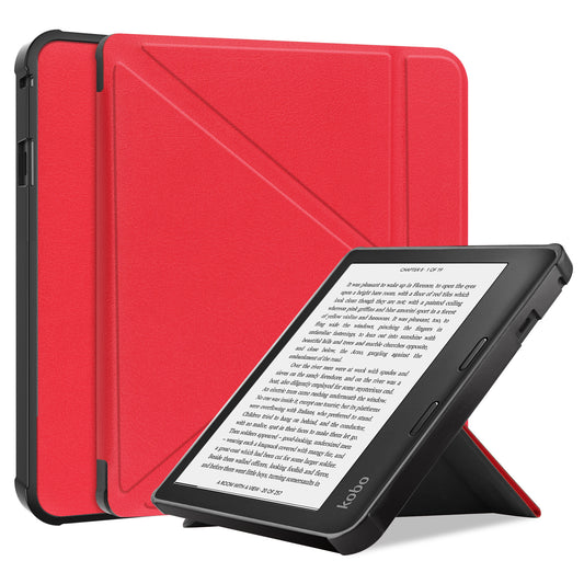 Kobo Libra 2 Trifold Hoesje - Rood