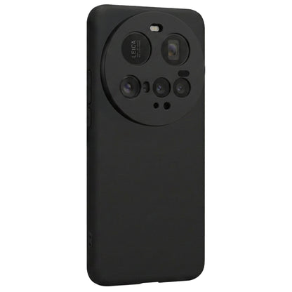 Xiaomi 15 Ultra Hoesje Siliconen Backcover Lichtgewicht - Zwart