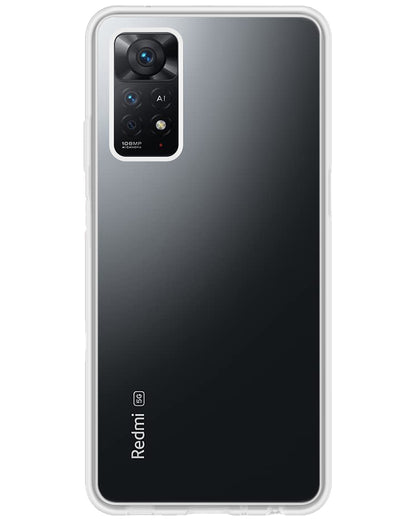 Xiaomi Redmi Note 11 Hoesje Siliconen Backcover Lichtgewicht - Transparant