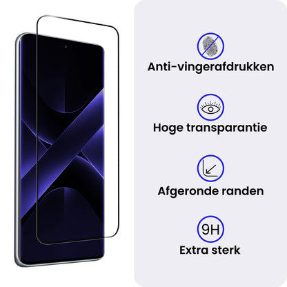 Xiaomi Poco X7 Screenprotector Gehard Glas - Full Screen
