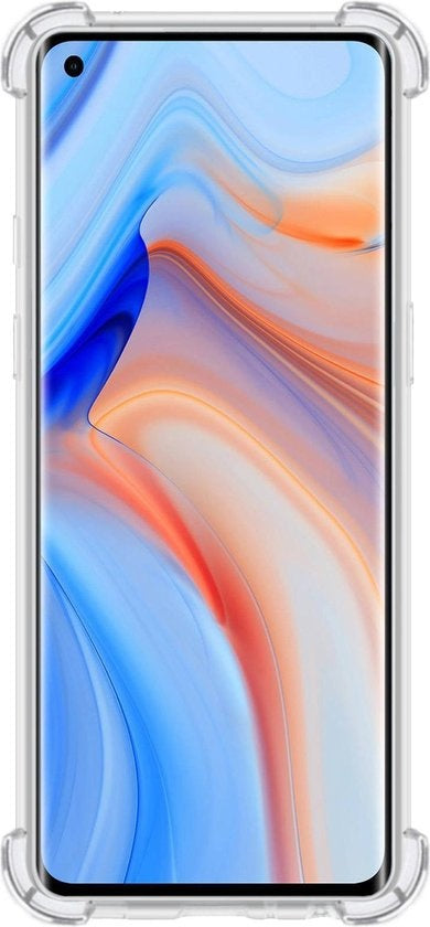 OPPO Reno 4 Pro 5G Hoesje Shockproof Backcover Siliconen - Transparant