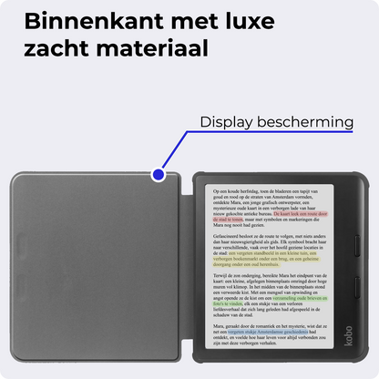 Kobo Libra Colour Hoesje Book Case - Kat