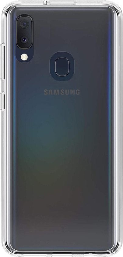 Samsung A20e Hoesje Siliconen Backcover Lichtgewicht - Transparant