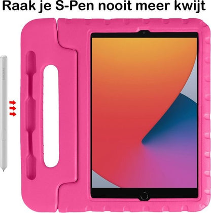 iPad 10.2 2020 Hoesje Kids Cover Bumper - Roze